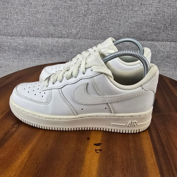 Nike Air Force 1 Low White Leather Sneakers Shoes Women's US 6 DD8959 100 - Picture 2 of 14
